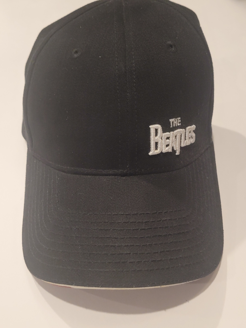 The Beatles Black Cap with White Embroidered Logo Back In The USSR